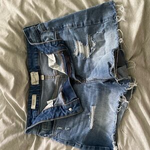 Universal Thread Blue Distressed Jean Shorts